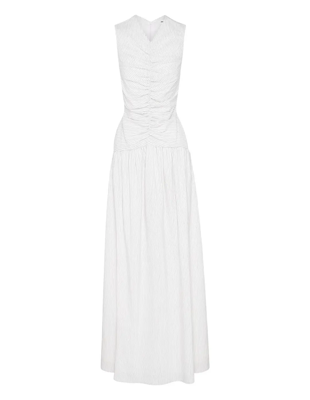 ANNA QUAN Arabella Maxi Dress Taupe Stripe 8 for rent on The Volte - main image