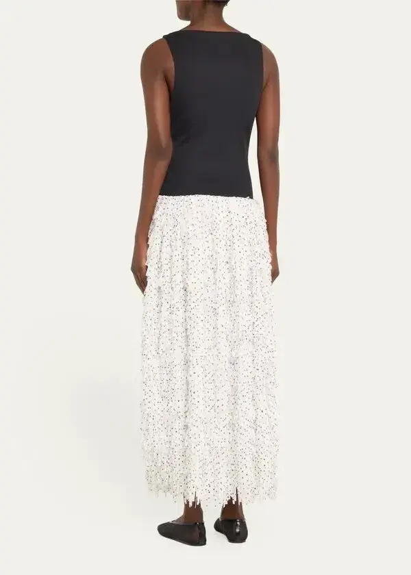 ANNA QUAN Leni Dress Spot Fringe 6 for rent on The Volte - main image