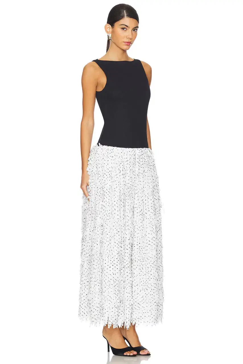 ANNA QUAN Leni Dress Spot Fringe 6 for rent on The Volte - main image