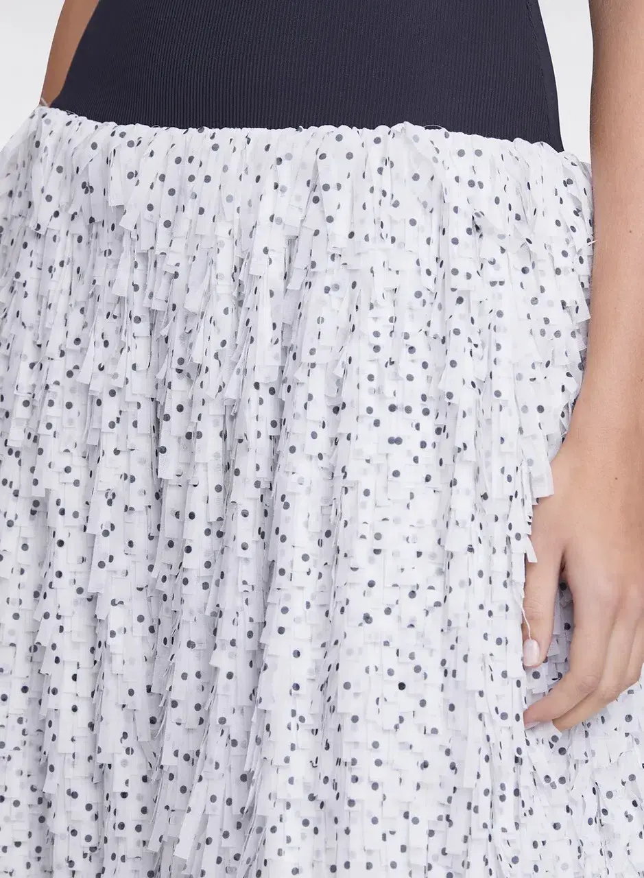 ANNA QUAN Leni Dress Spot Fringe 6 for rent on The Volte - main image