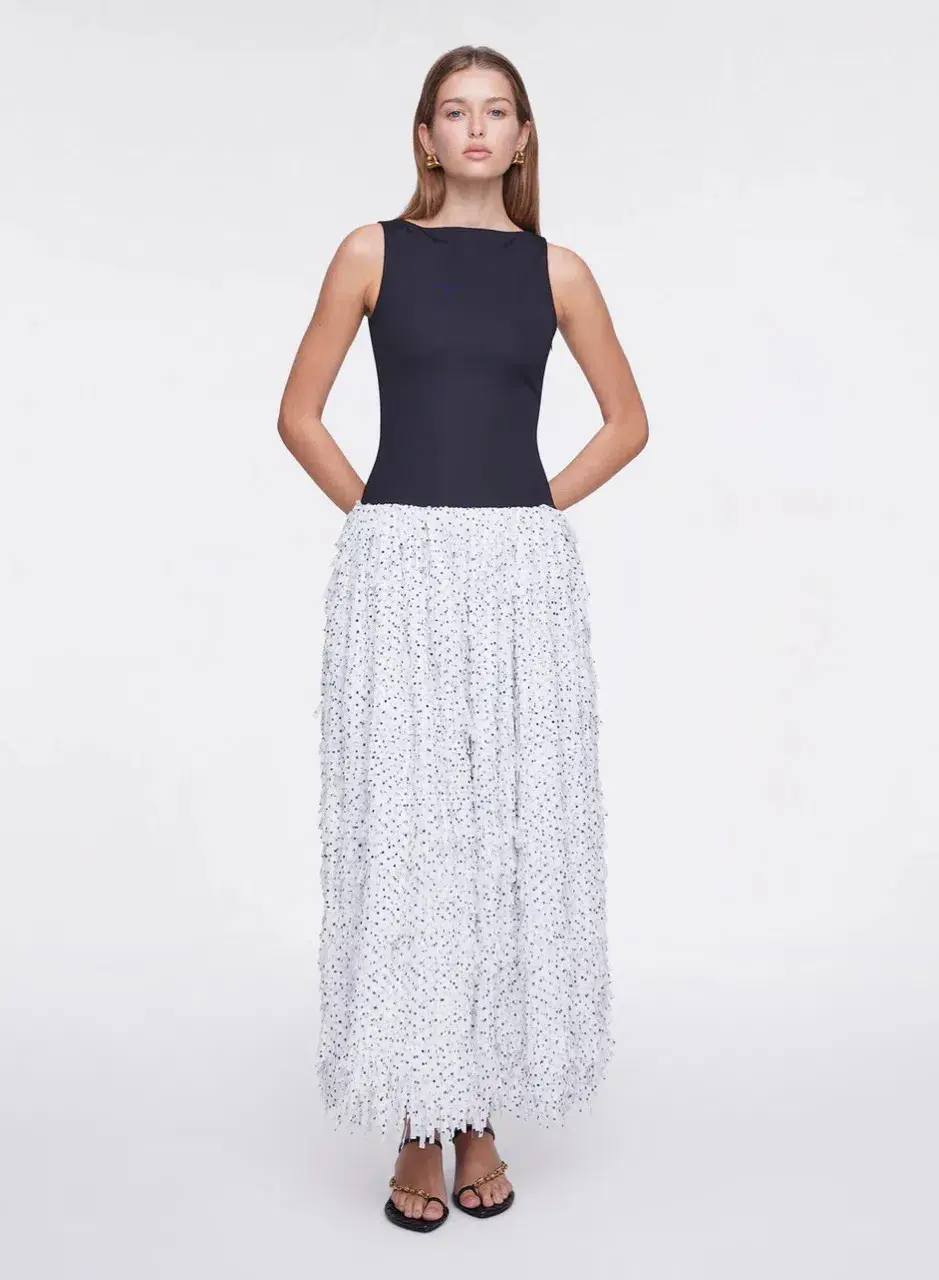 ANNA QUAN Leni Dress Spot Fringe 6 for rent on The Volte - main image