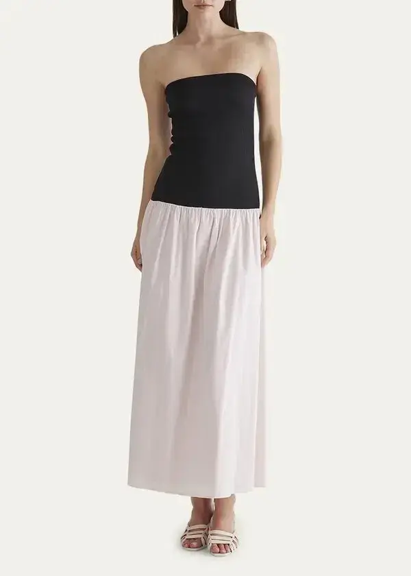 ANNA QUAN Amyra Strapless Dress Peony Pink 6 - Image 6