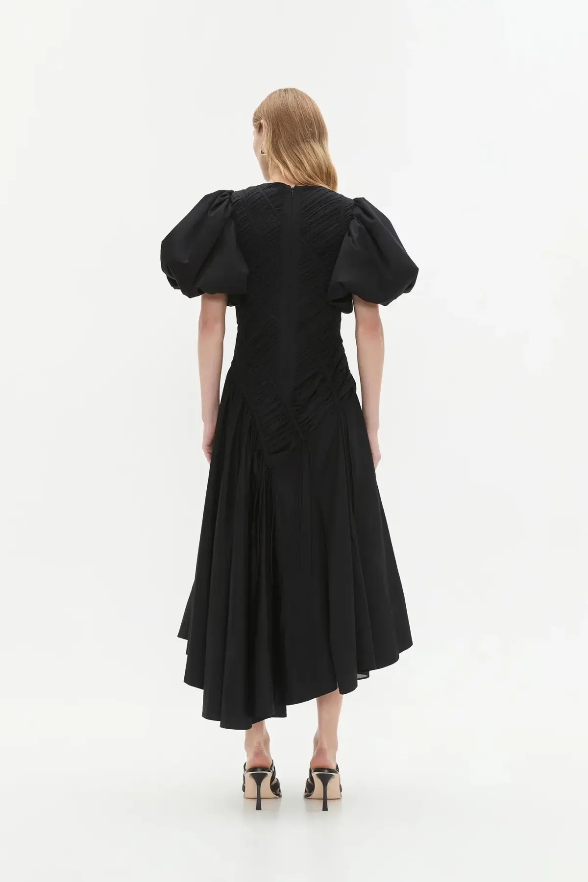 Aje Wisteria Midi Dress Black 12  - Image 2