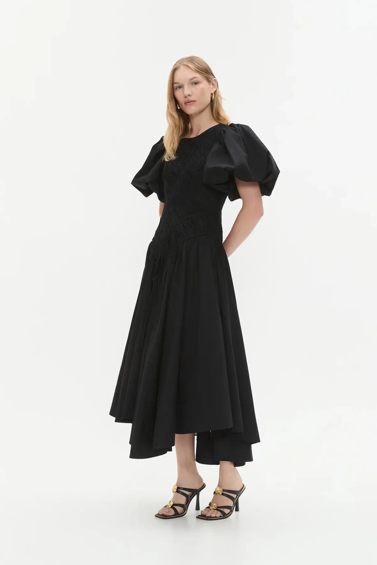 Aje Wisteria Midi Dress Black 14 - Image 3