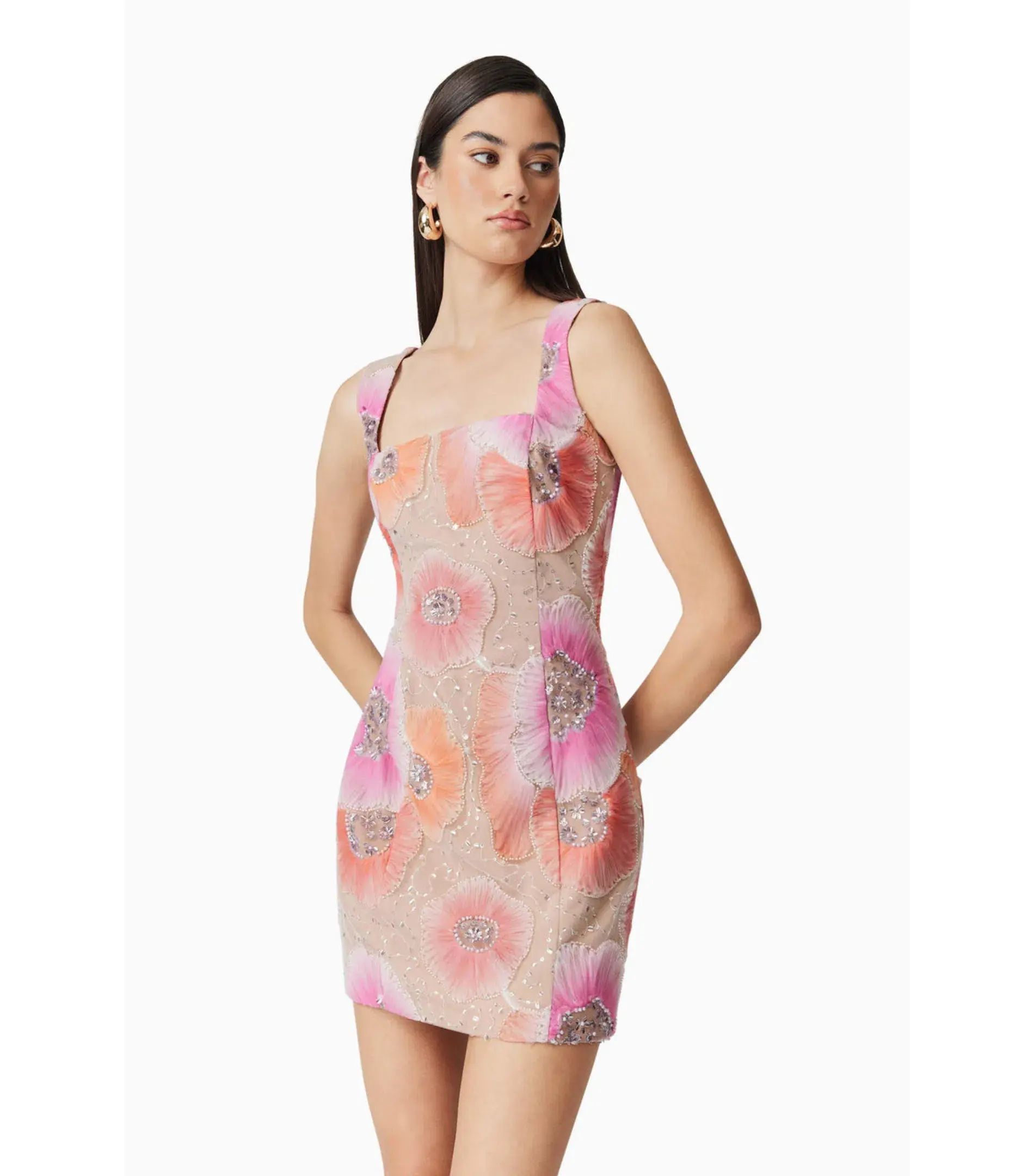 Elliatt Brittany Floral Mini Dress in Pink Size XL / AU 14 - Image 2