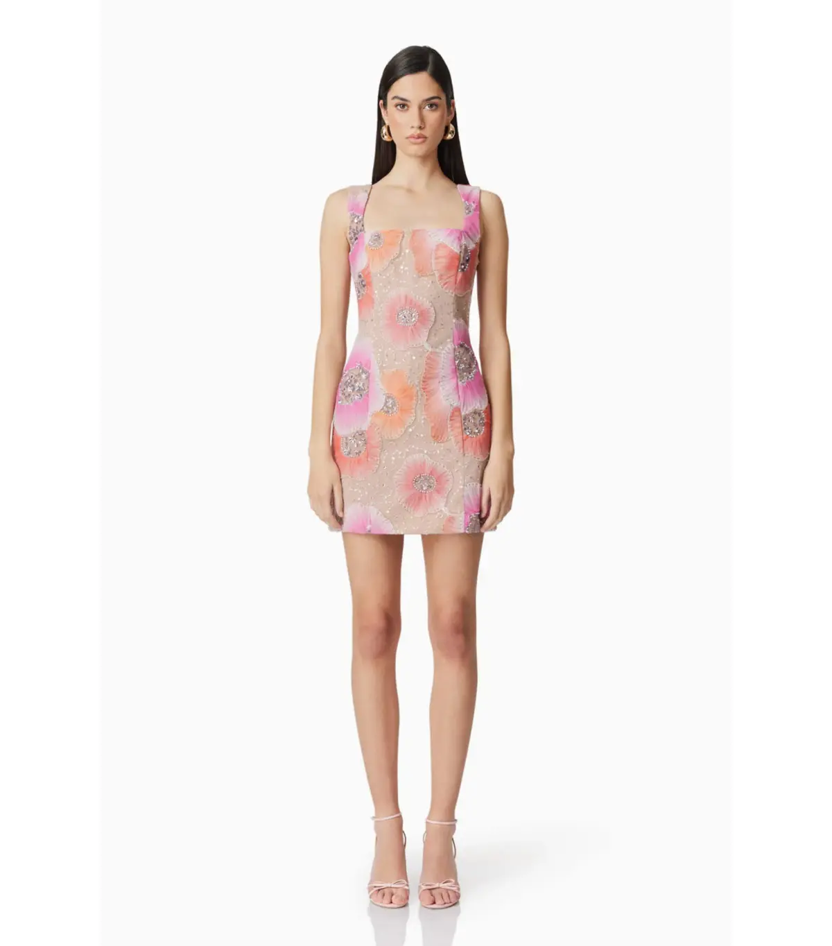 Elliatt Brittany Floral Mini Dress in Pink Size XL / AU 14 - Image 1