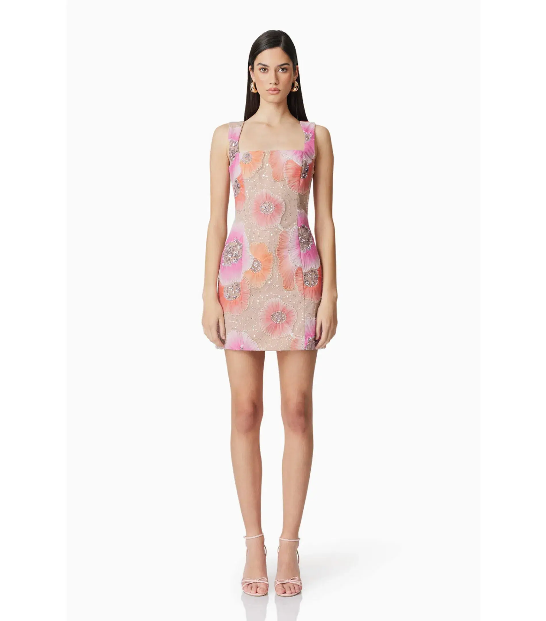 Elliatt Brittany Floral Mini Dress in Pink Size XL / AU 14 - Image 1