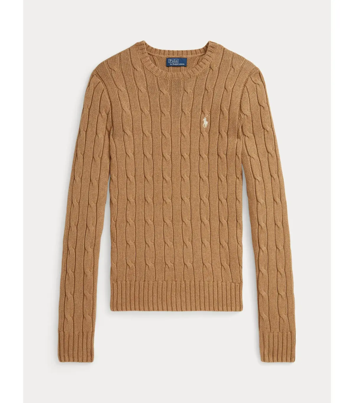 Polo Ralph Lauren Cable-knit Cotton Crewneck Sweater Neutral Size M / AU 12 - Image 4