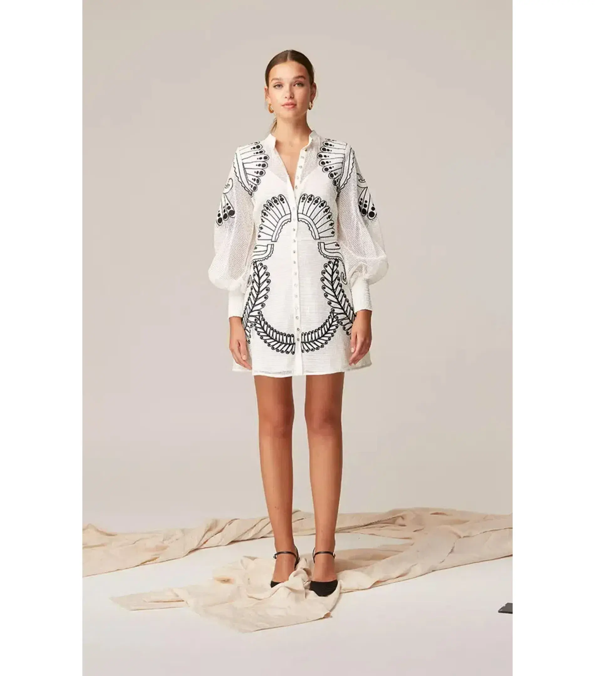 Keepsake the Label Alchemy Long Sleeve Mini Dress Print Size M / AU 10 - Image 1