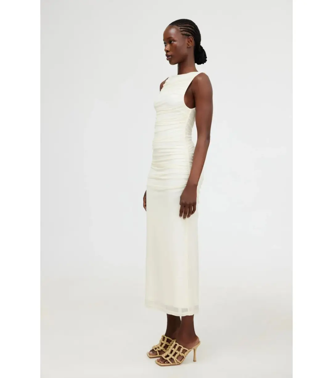 Significant Other Saria Midi Dress White Size AU 12  for rent on The Volte - main image