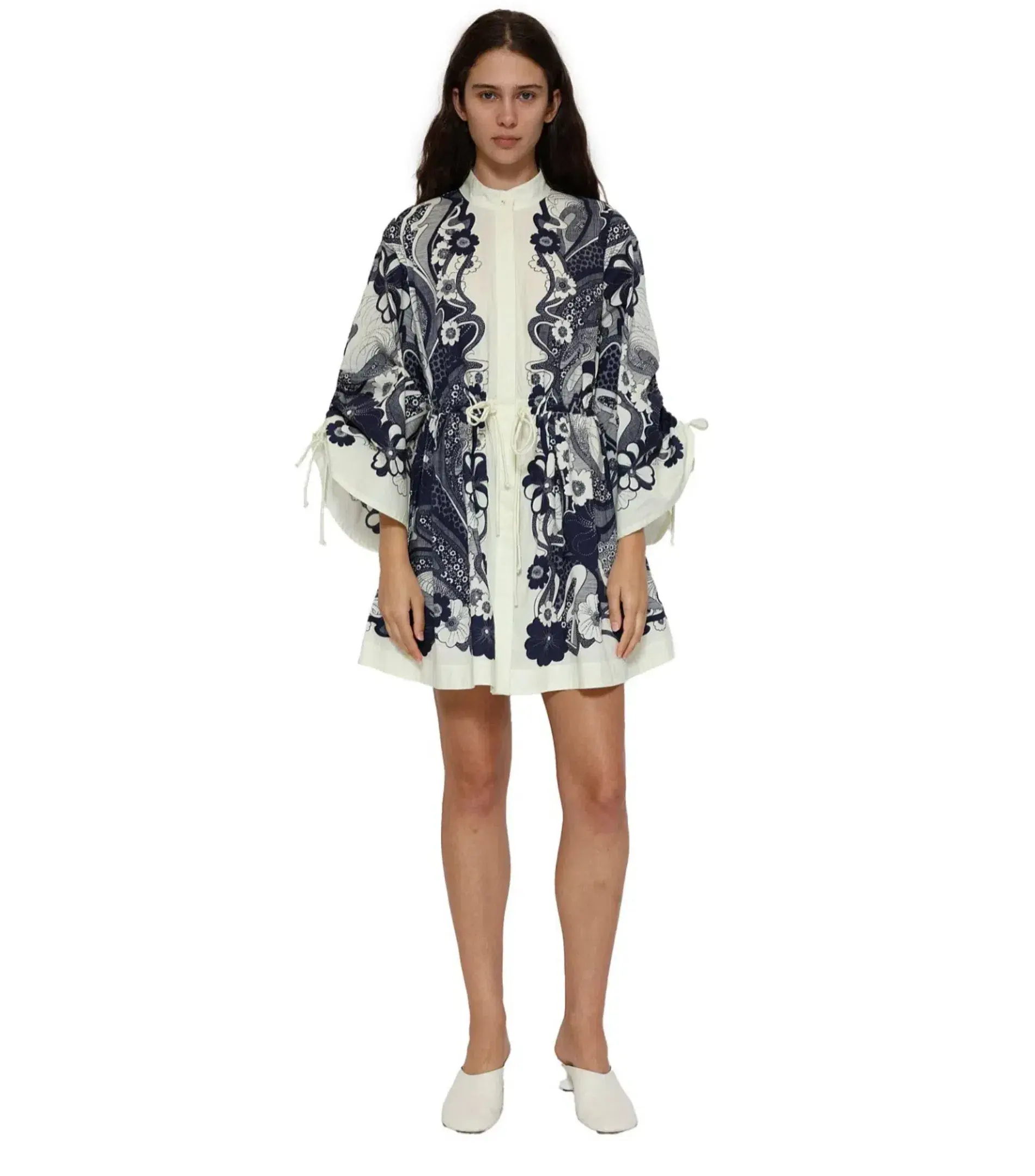Alemais Mickey Mini Dress in Black/White Size AU 6 - Image 1