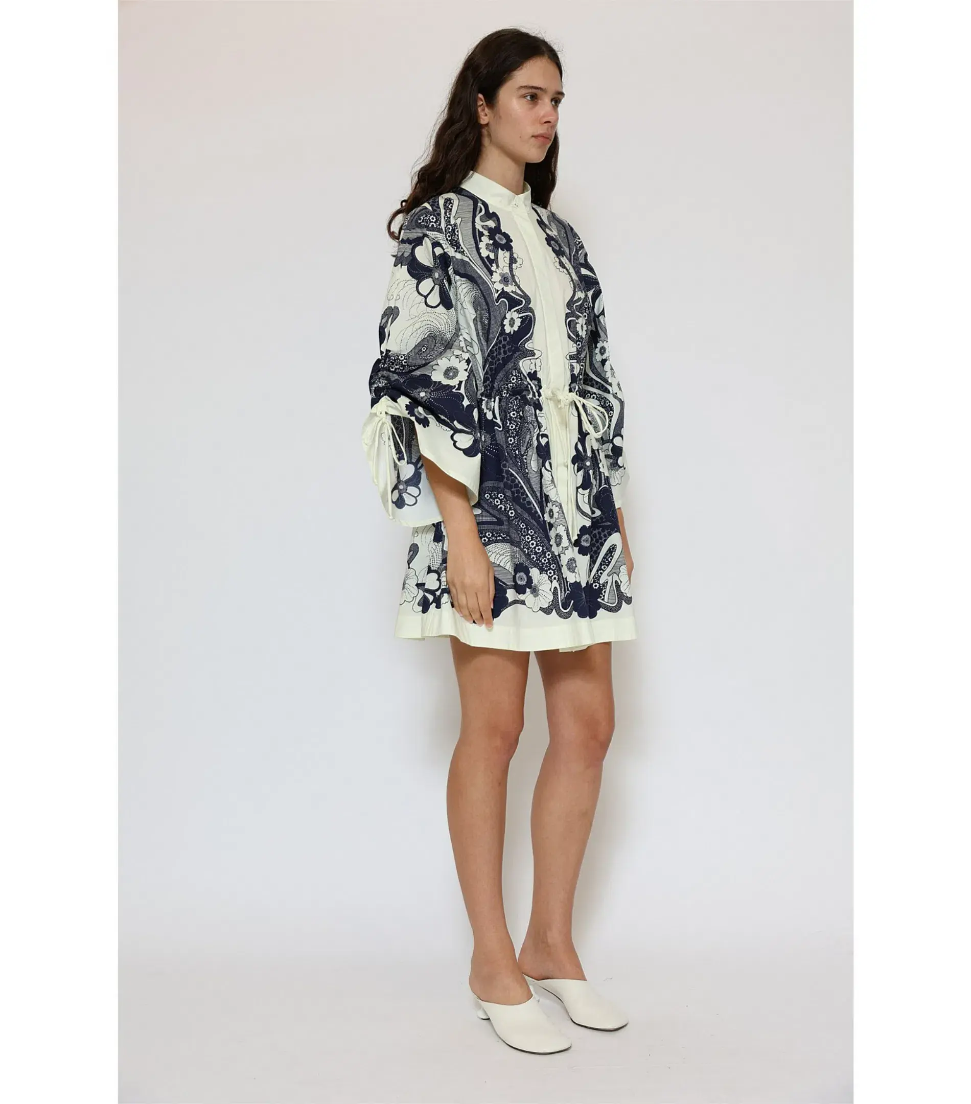 Alemais Mickey Mini Dress in Black/White Size AU 6 - Image 3