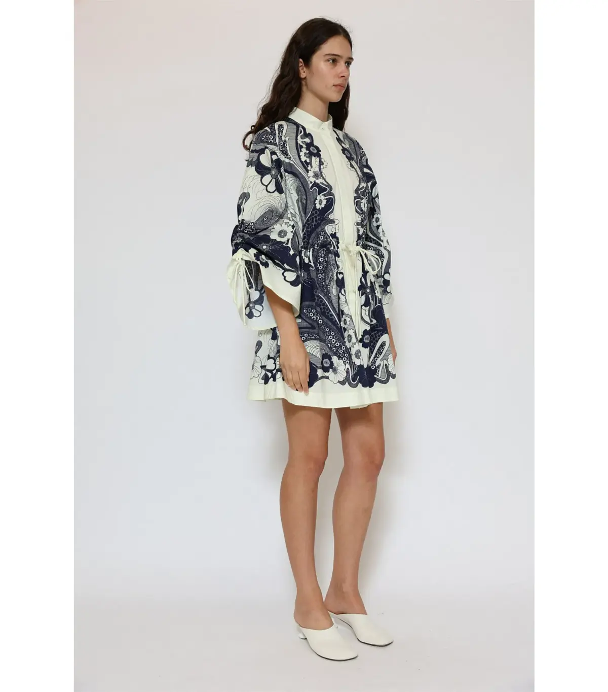 Alemais Mickey Mini Dress in Black/White Size AU 8 - Image 2