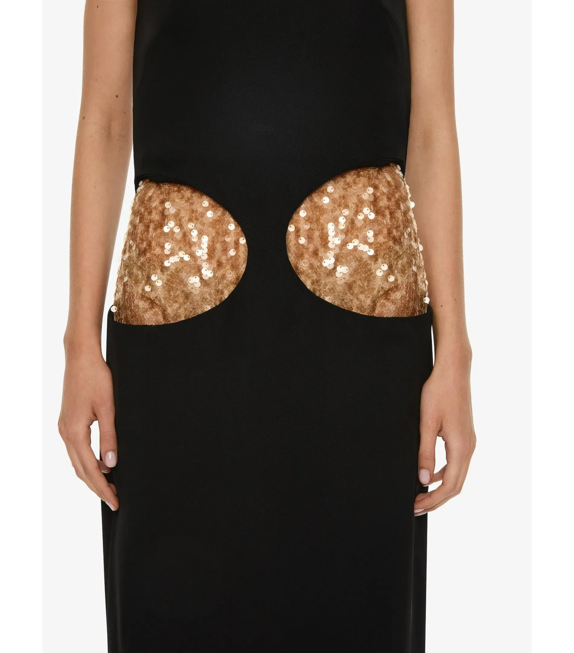 Christopher Esber Borough Strapless Maxi Gown Black Size AU 8 - Image 3