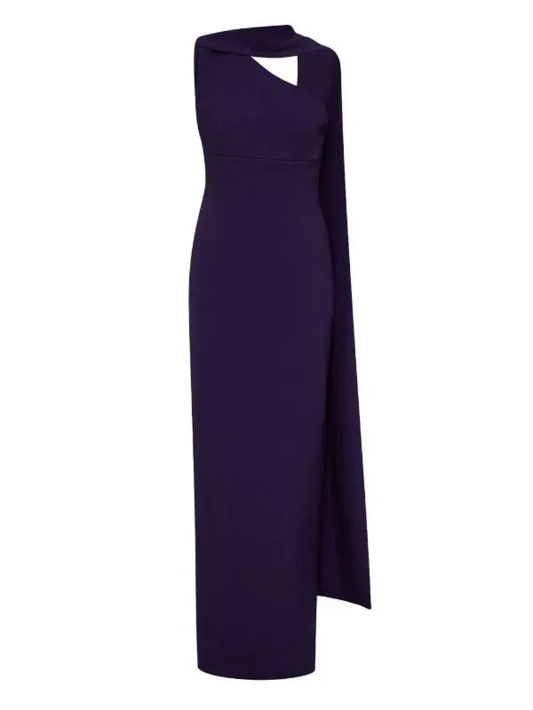 Rachel Gilbert Clara Wrap Maxi Dress in Indigo Size AU 8 - Image 2