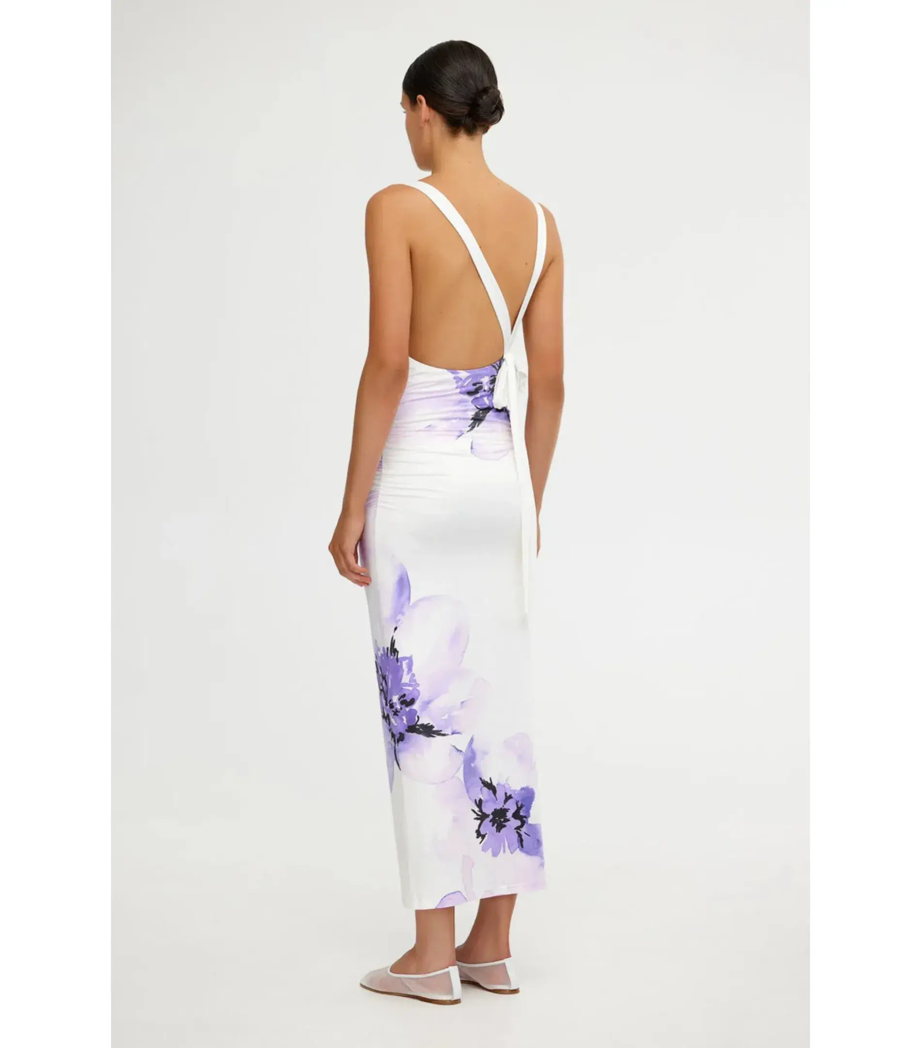 Significant Lena Midi Dress in Pearl Botanic Size AU 8 - Image 3