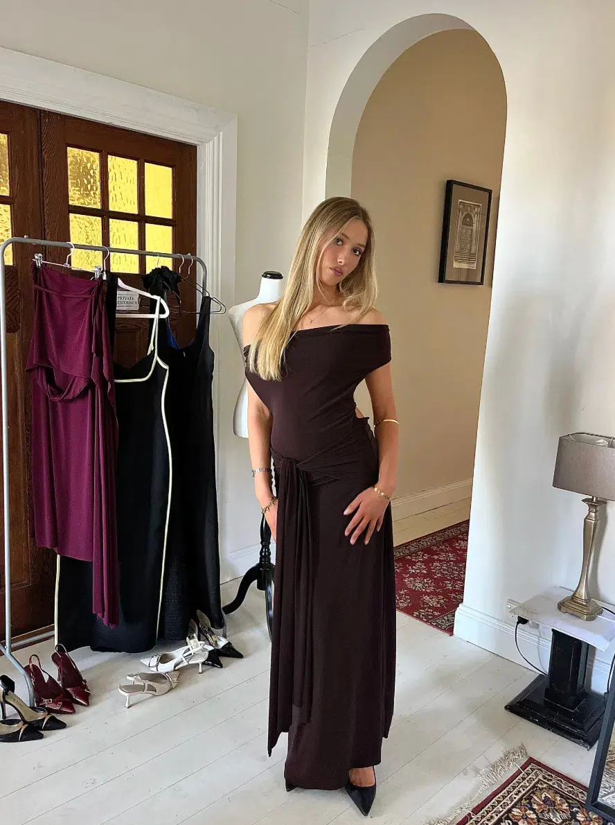 LaMarie Nadia Maxi Dress Brown Size S / AU 8 - Image 1