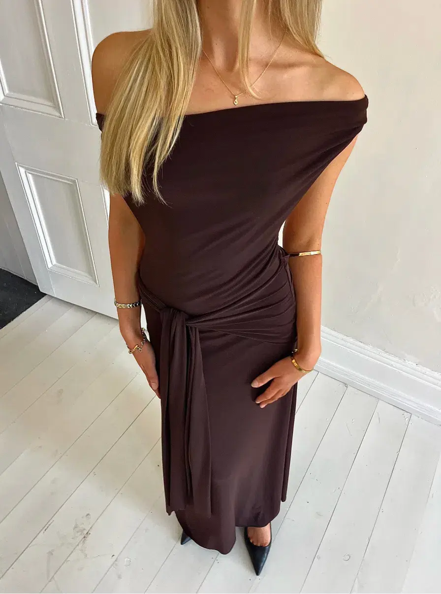 LaMarie Nadia Maxi Dress Brown Size S / AU 8 - Image 4