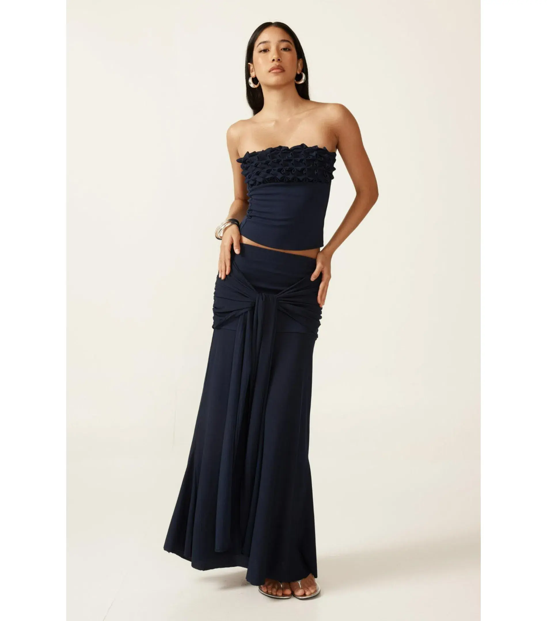 Ance Gria Jude Top and Skirt Set in Navy Size AU 10  - Image 1