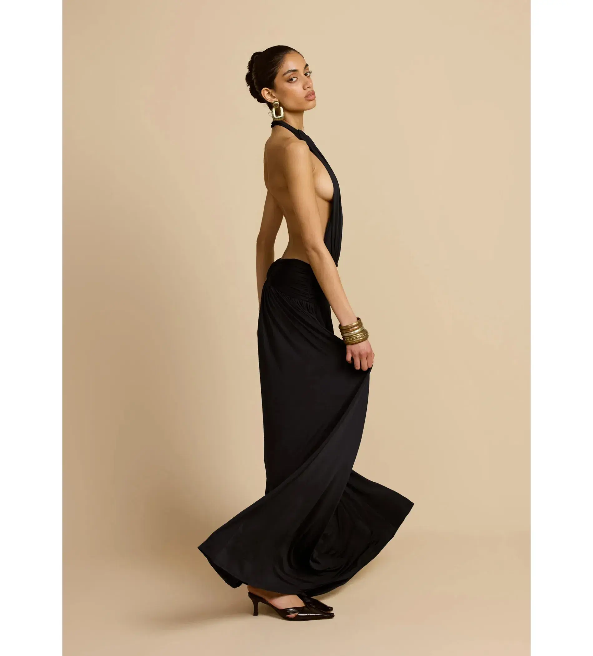 Arcina Ori Santina Maxi Dress Black Size S / AU 8 - Image 2