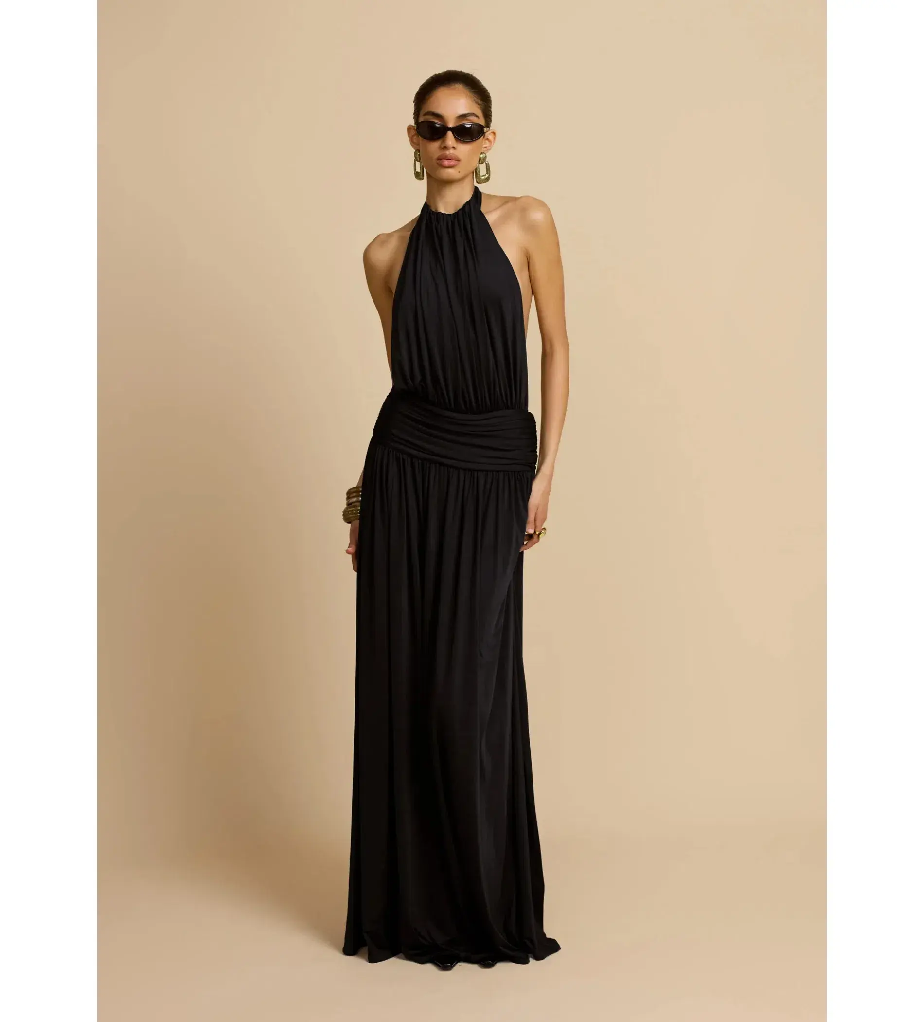 Arcina Ori Santina Maxi Dress Black Size S / AU 8 - Image 1