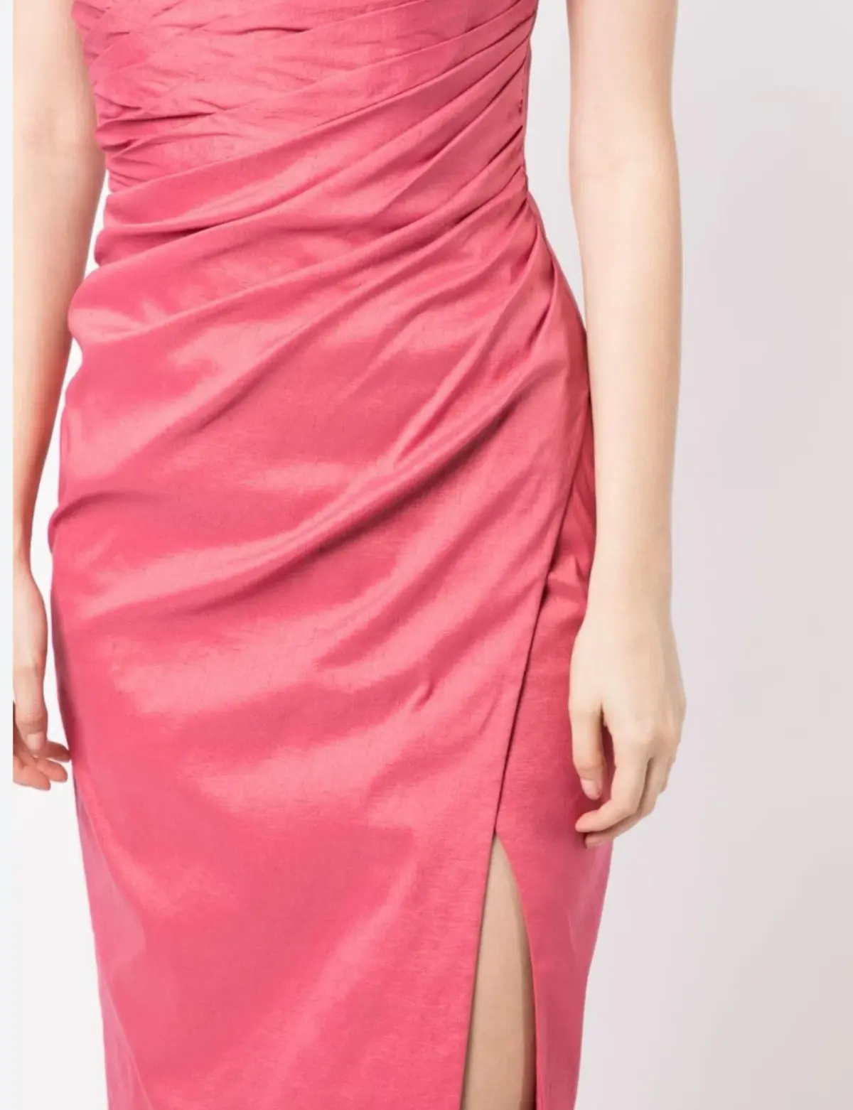 Rachel Gilbert Mira Strapless Maxi Gown Rose Size AU 6 - Image 3