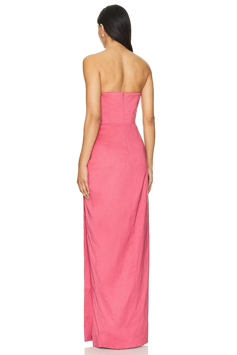 Rachel Gilbert Mira Strapless Maxi Gown Rose Size AU 6 - Image 4