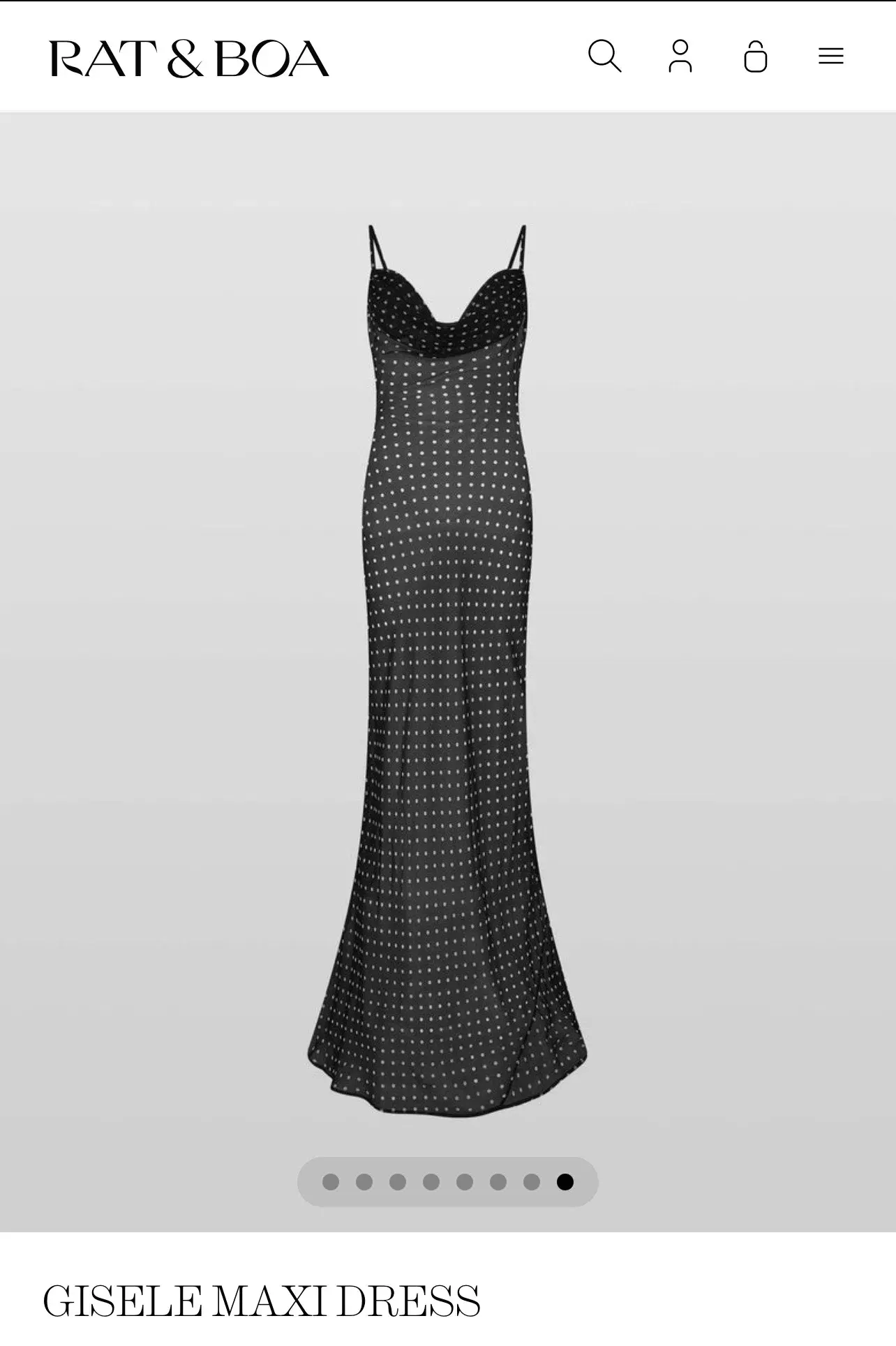 RAT & BOA GISELE MAXI DRESS size small  - Image 3