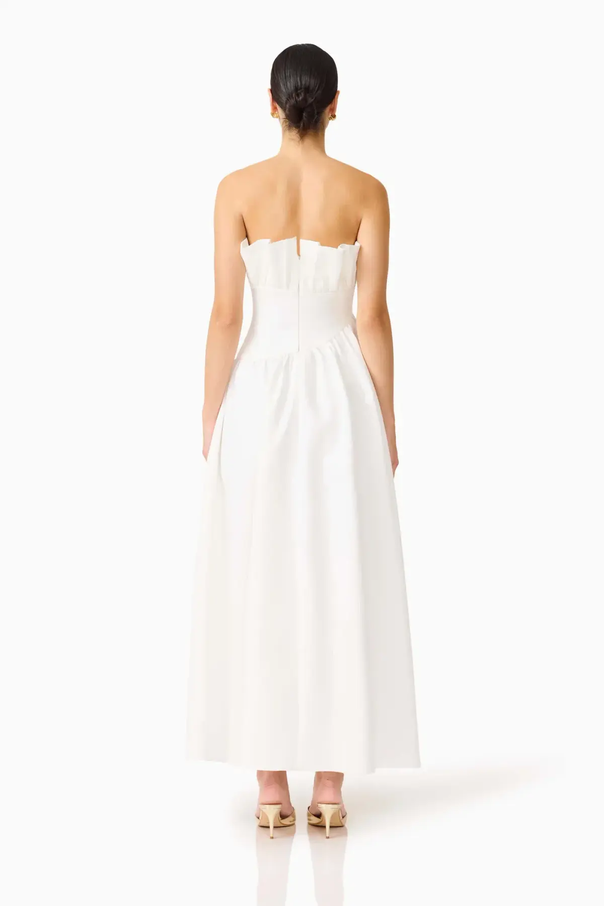 Elliatt Laurel Sleeveless Maxi Dress White Size L / Au 12 - Image 3