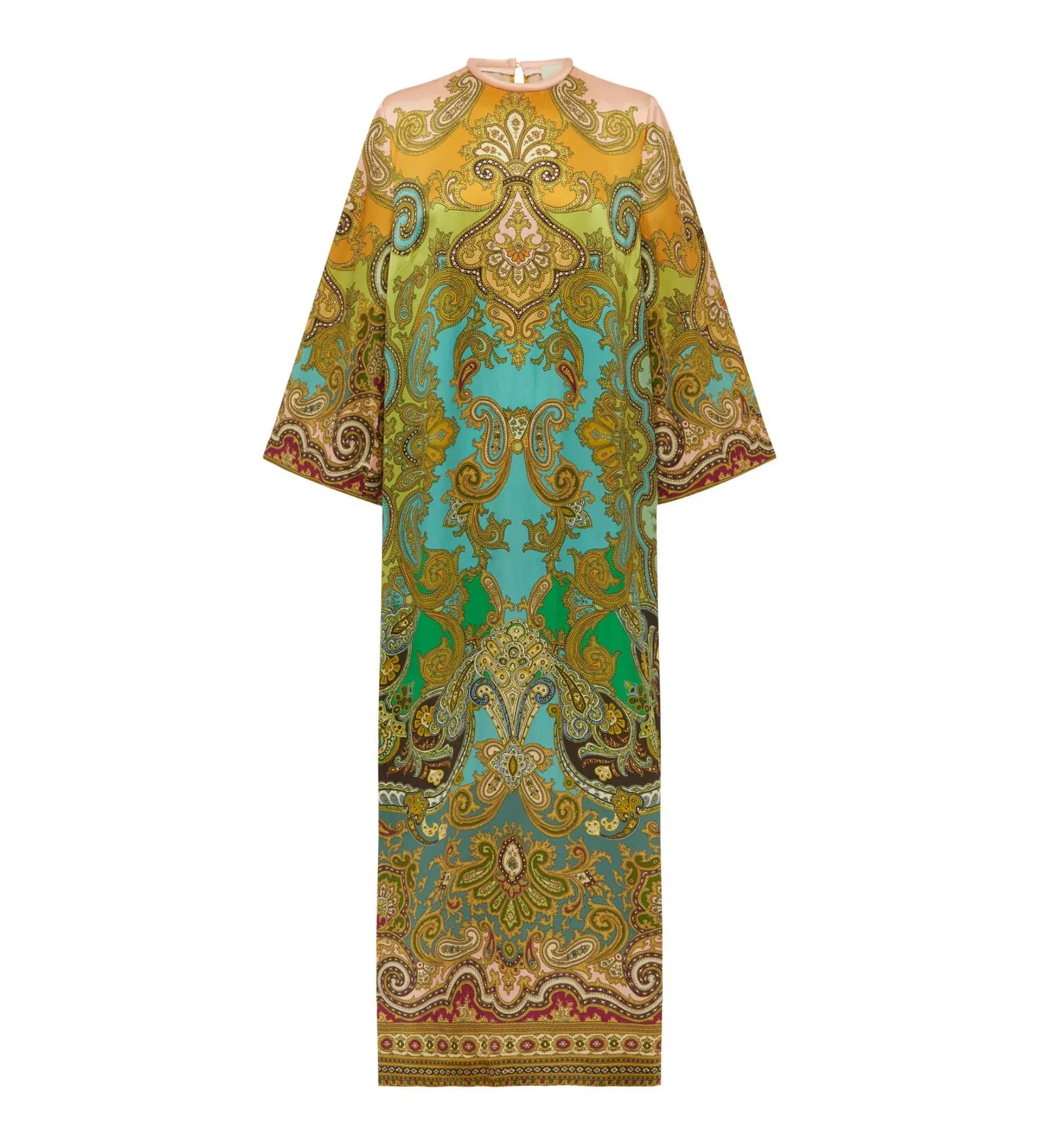 Alemais Clemenza Silk Midi Dress Multi  Size 14 - Image 2