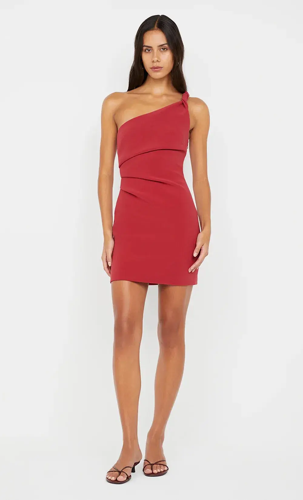 Bec & Bridge Ariven Asym Mini Dress  Red Size 12 - Image 1