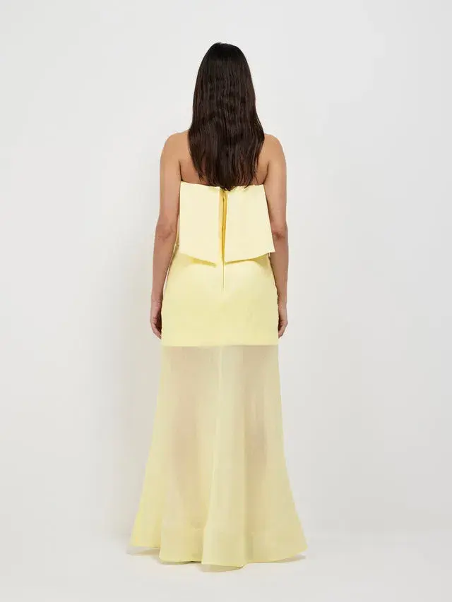Sheike Gemini Dress Yellow Size 16  - Image 2