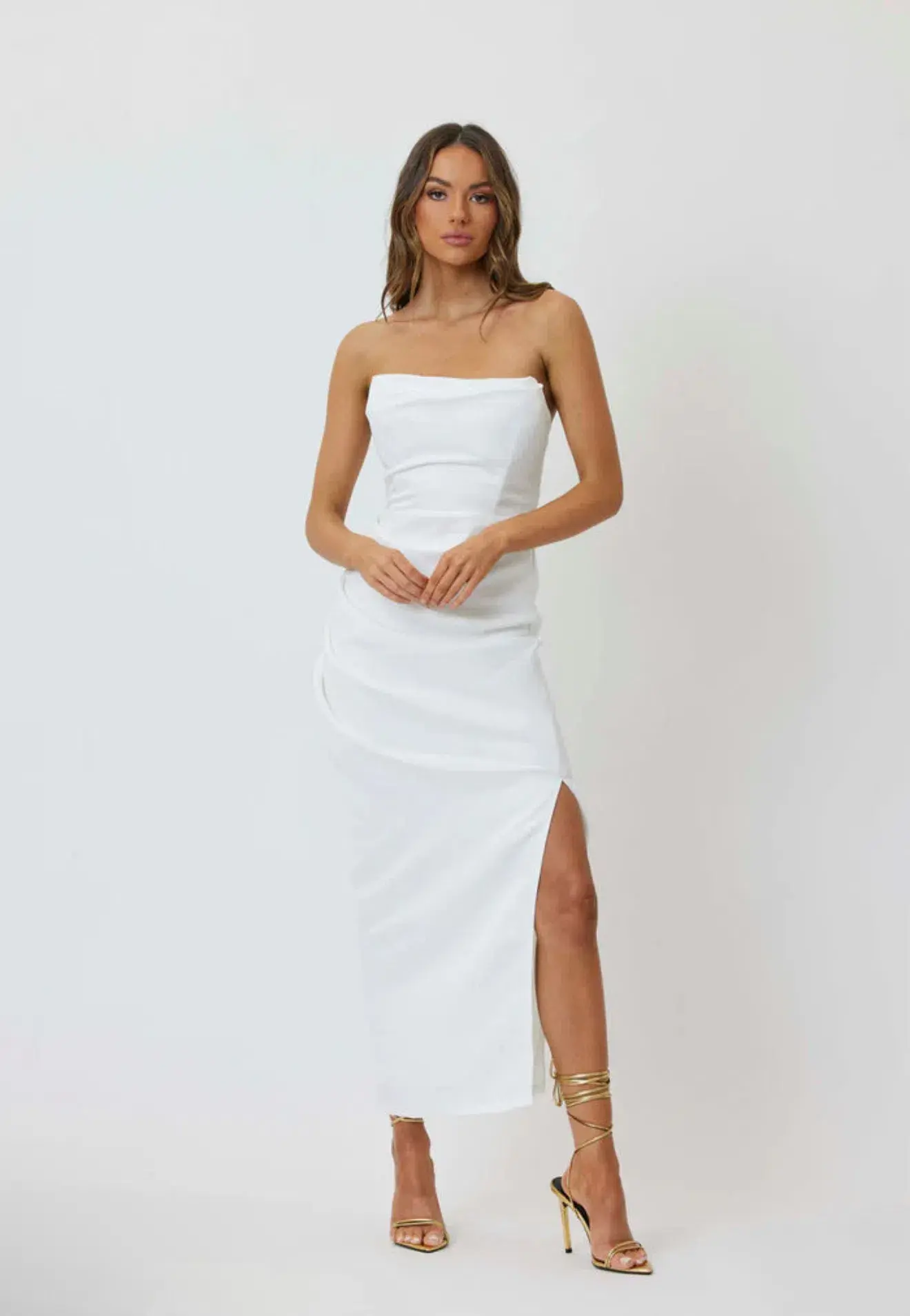 Bianca & Bridgett Evelyn Dress White Size 16  - Image 1