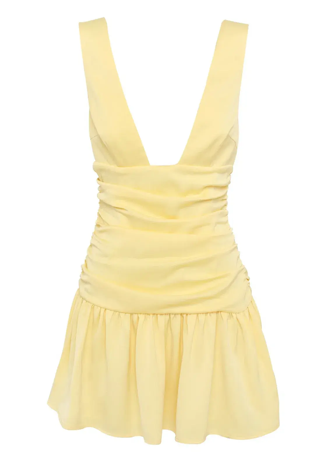 Sasha Therse Flora Mini Dress Yellow Size S/Au 8 - Image 5