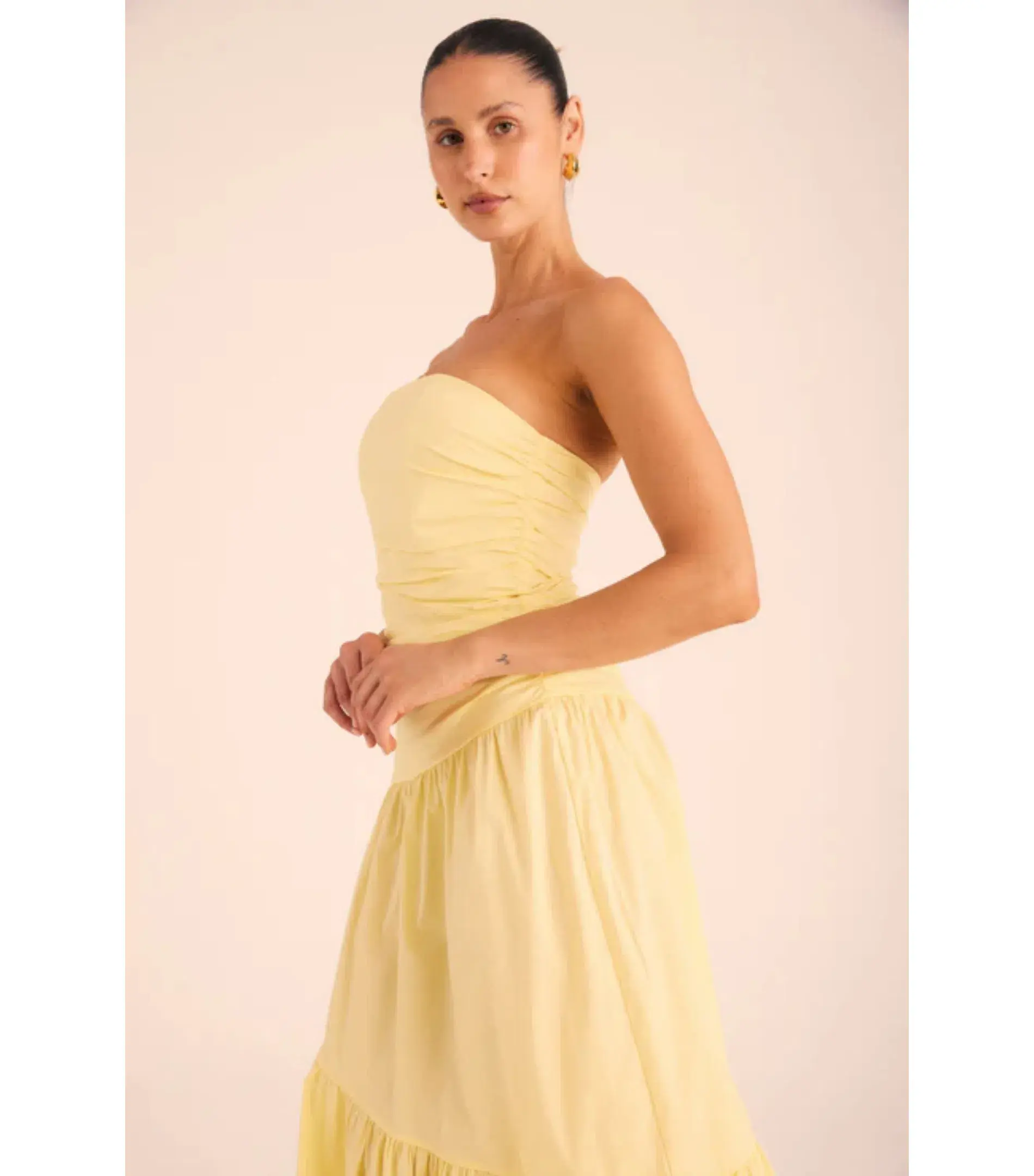 Lakeyo Gilat Maxi Dress Yellow Size M / AU 10 - Image 3