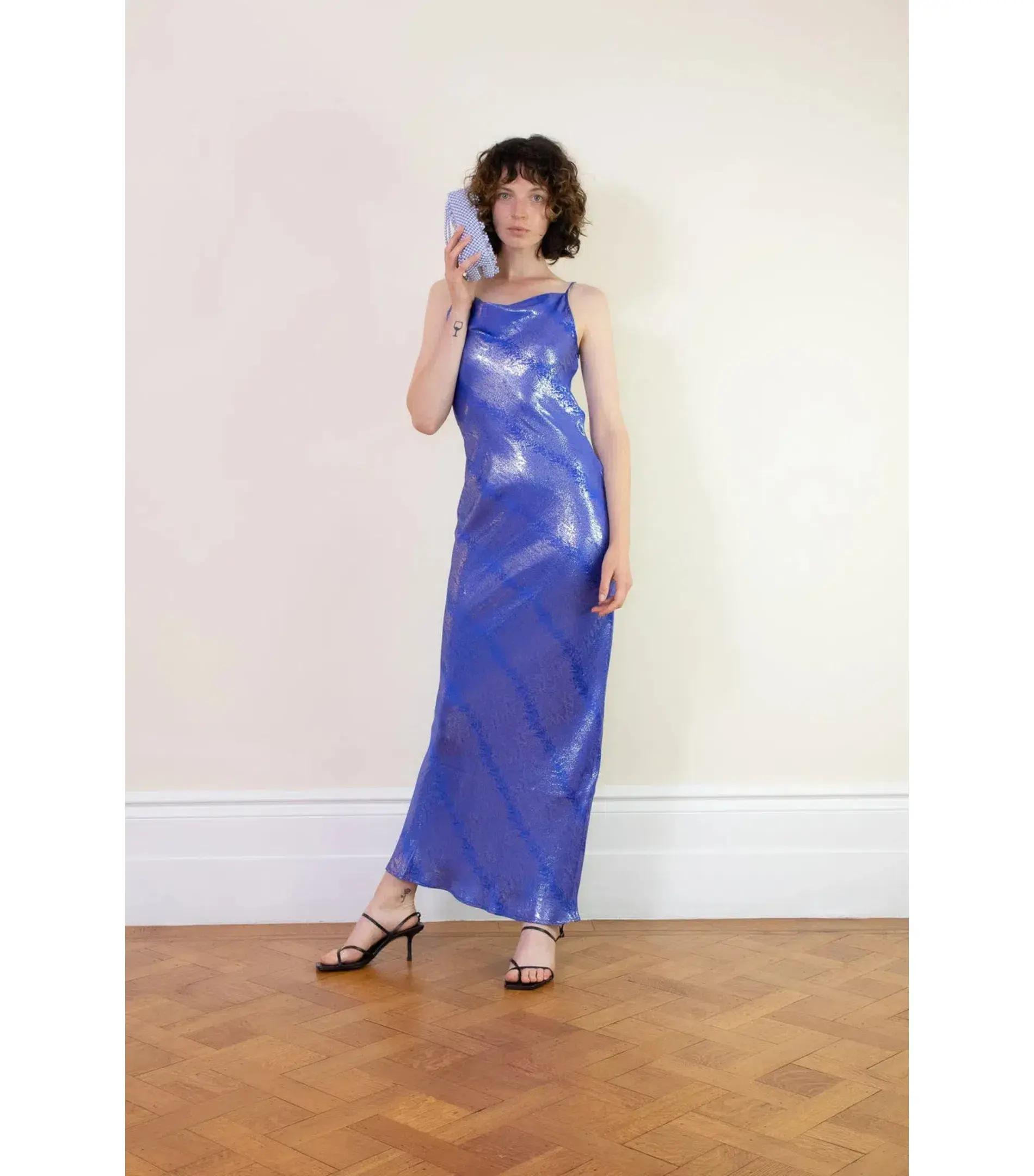 Rat & Boa Sapphire Maxi Dress Electric Blue Size AU 6 - Image 3