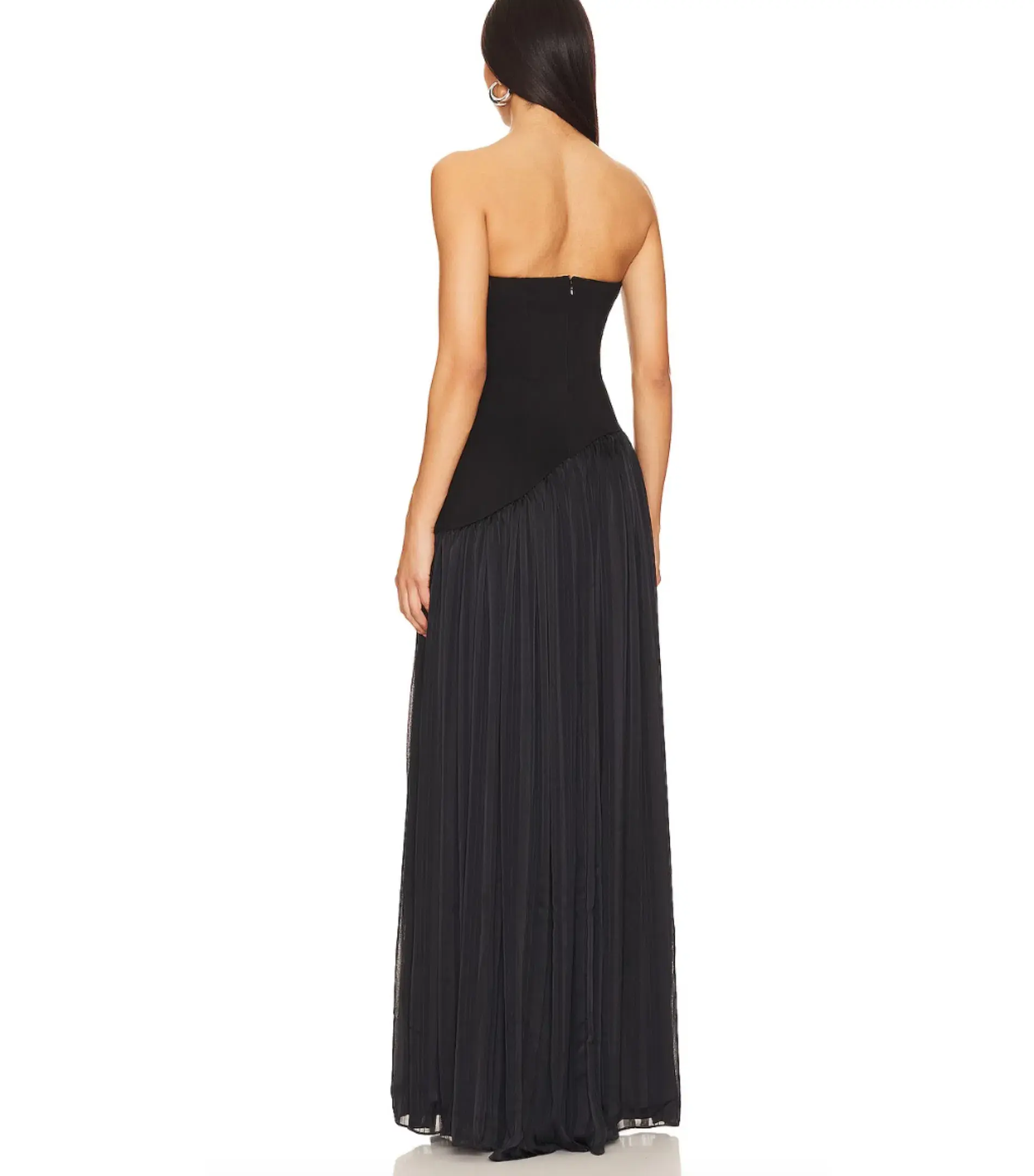 Lovers + Friends Alice Maxi Gown Black Size Au 8  - Image 2