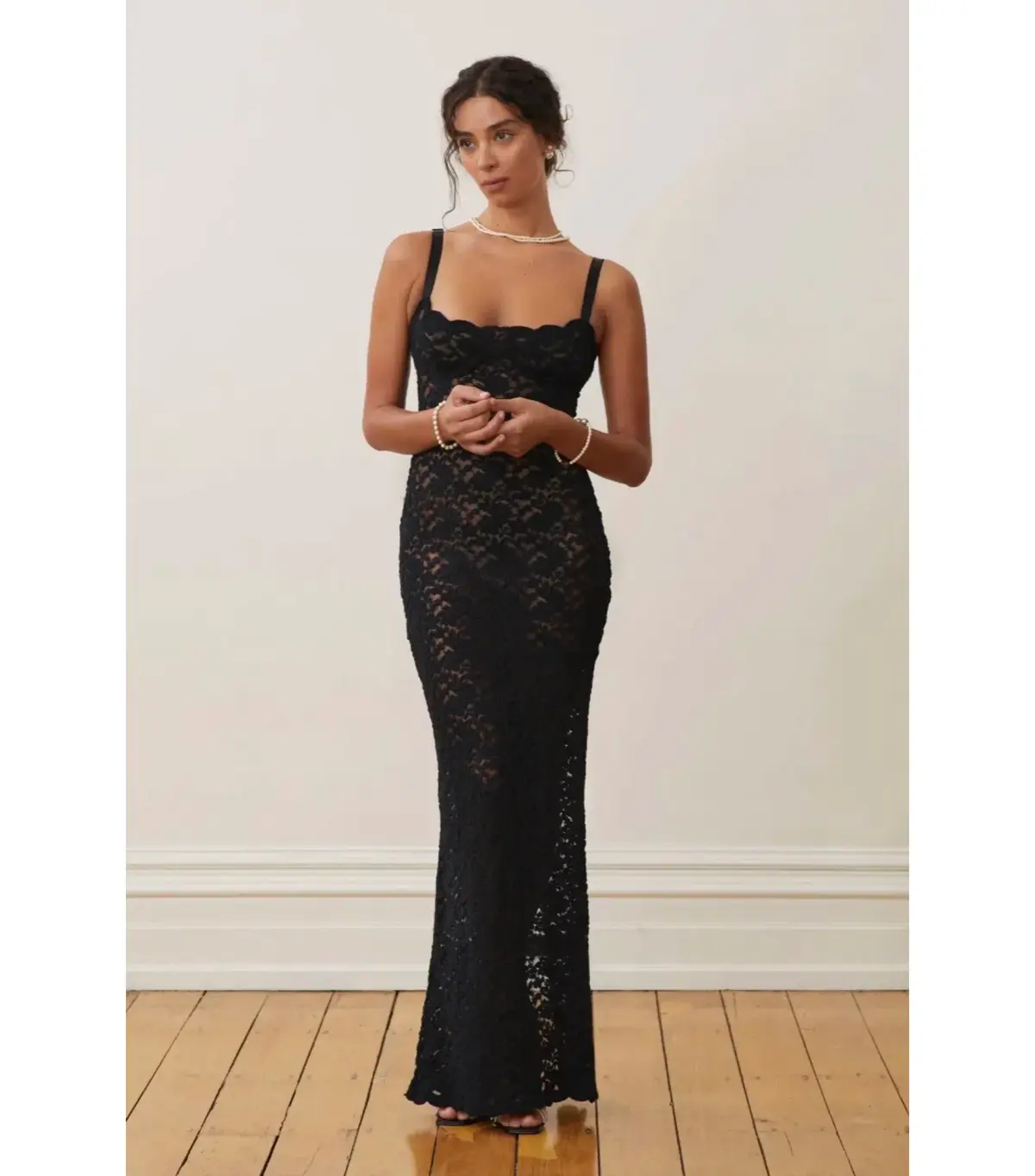Arcinaori Margot Maxi Dress Black Size Small / AU 8  - Image 3