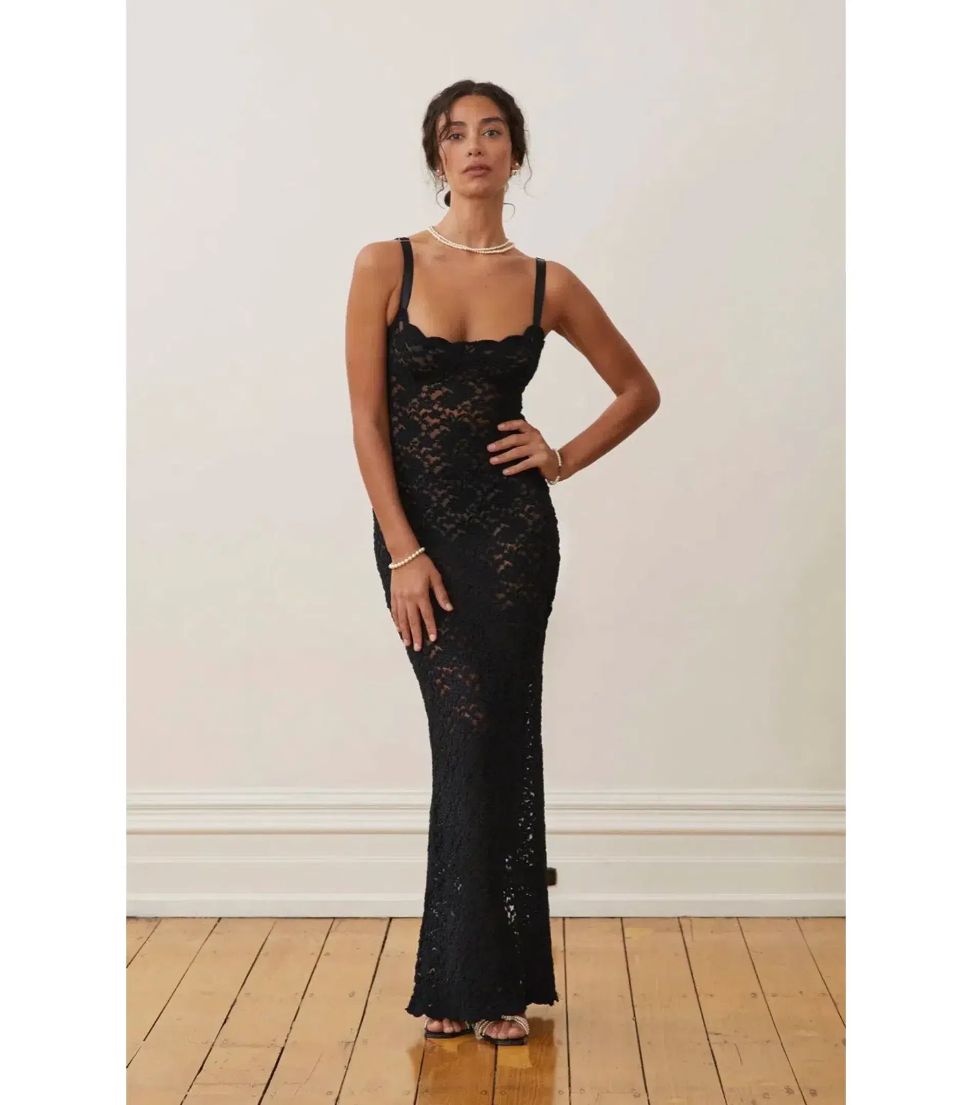 Arcinaori Margot Maxi Dress Black Size Small / AU 8  - Image 1