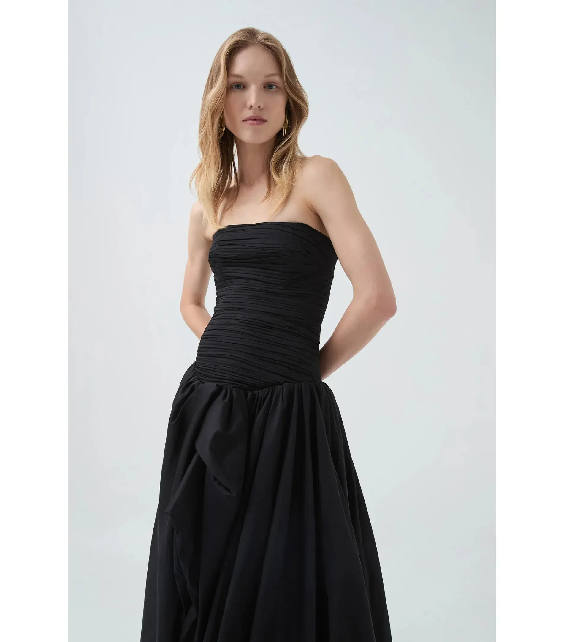 Aje Violette Bubble Hem Maxi Dress in Black Size AU 12  - Image 3