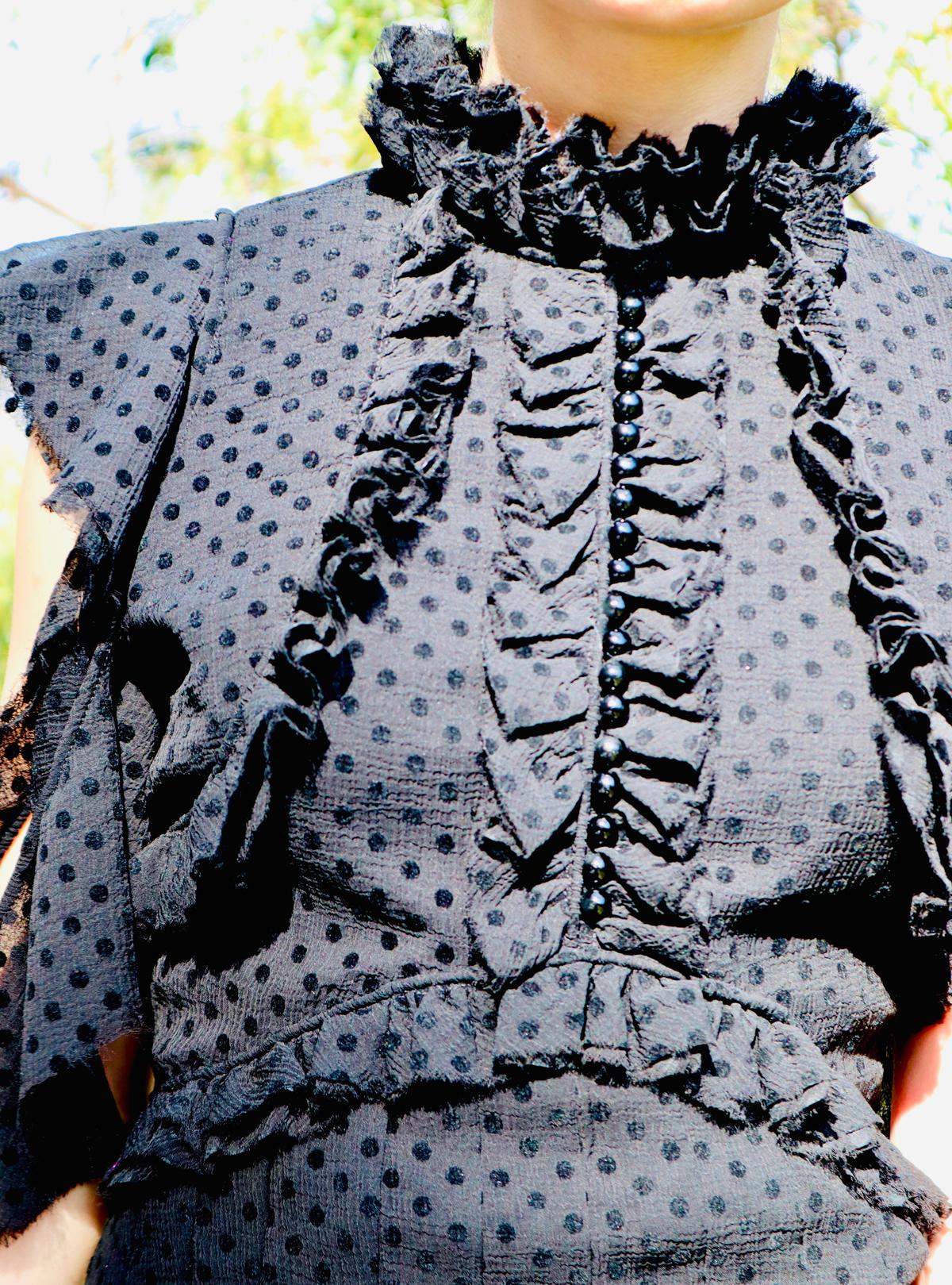 Mossman She Spotted Me Dress Black Size 8 - Image 9