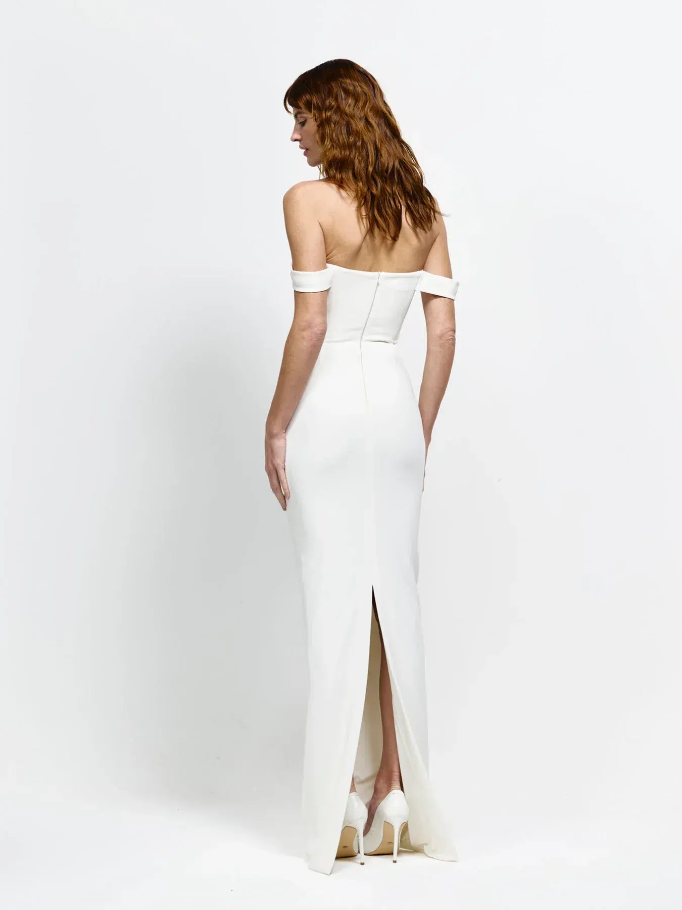 Effie Kats Louella Maxi Gown Ivory Size XS / AU 6 - Image 2