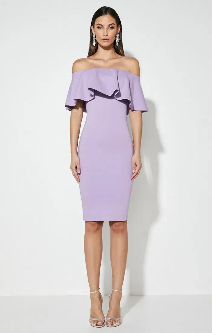 Mossman Kiss and Tell Dress Lilac Size 6 - Image 1