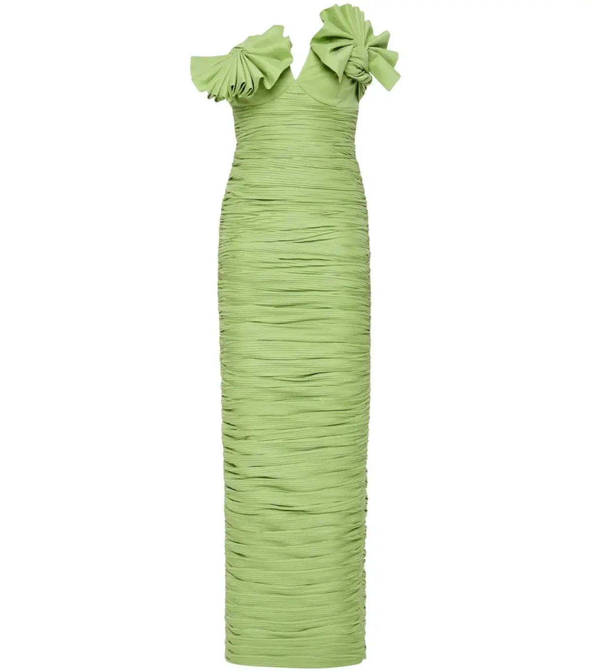 Rachel Gilbert Jensen Maxi Gown Pistachio Size AU 8 - Image 2