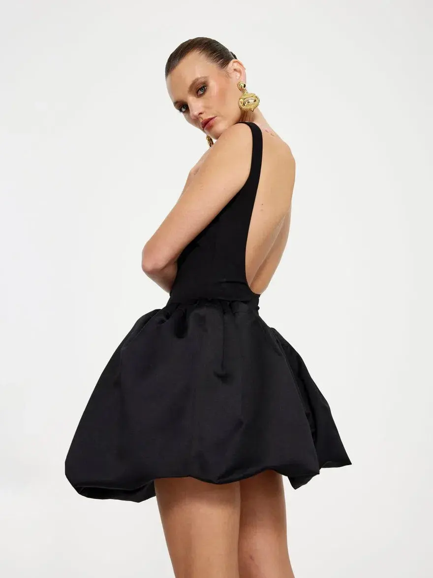 Effie Kats Keke Bubble Hem Mini Dress | Size XS AU 6 - Image 2