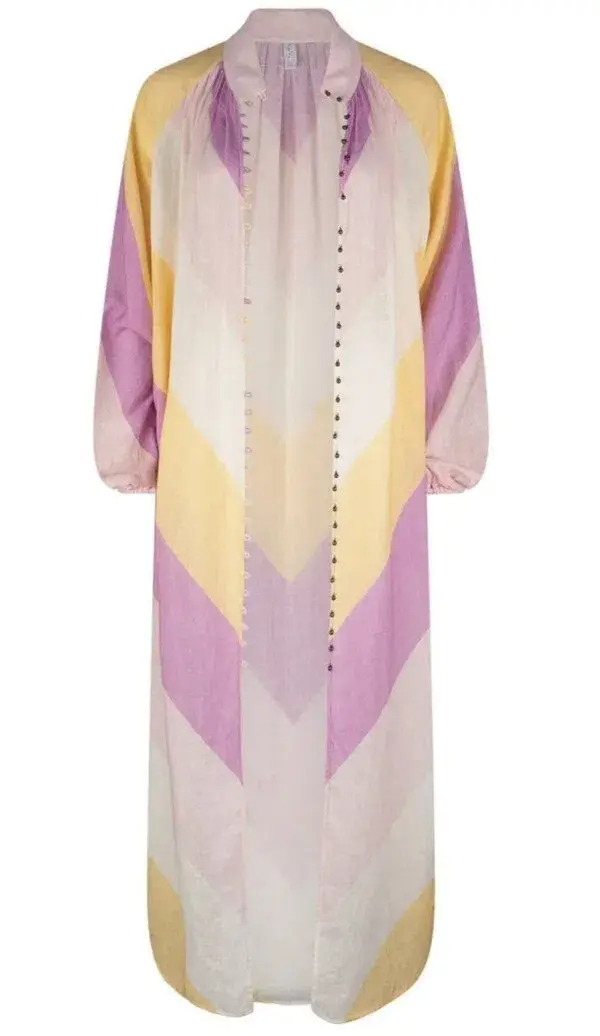 TIGERLILY KALEHO LORENA LONG SLEEVE MAXI DRESS | Size AU 10 - Image 3