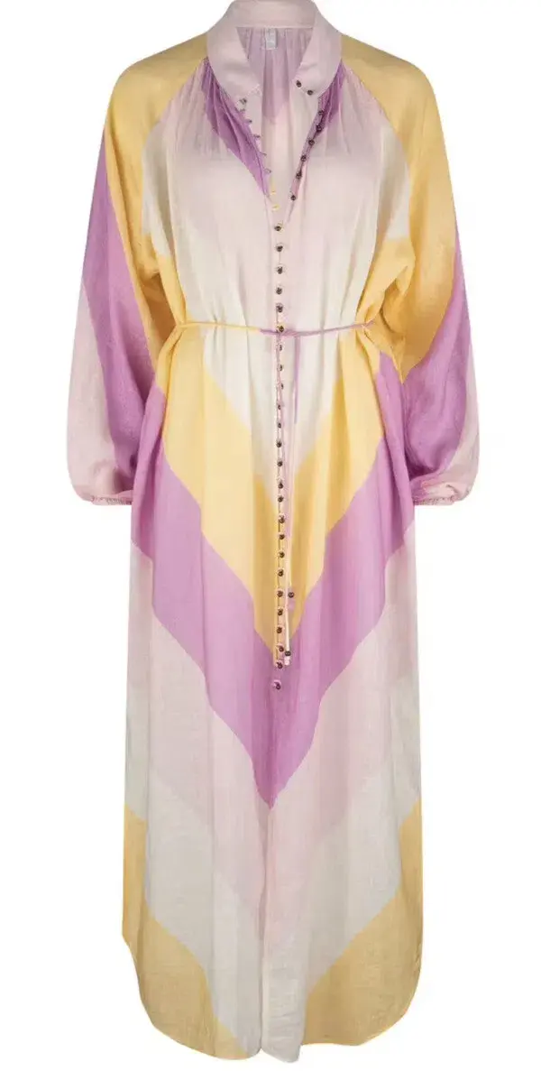 TIGERLILY KALEHO LORENA LONG SLEEVE MAXI DRESS | Size AU 10 - Image 2