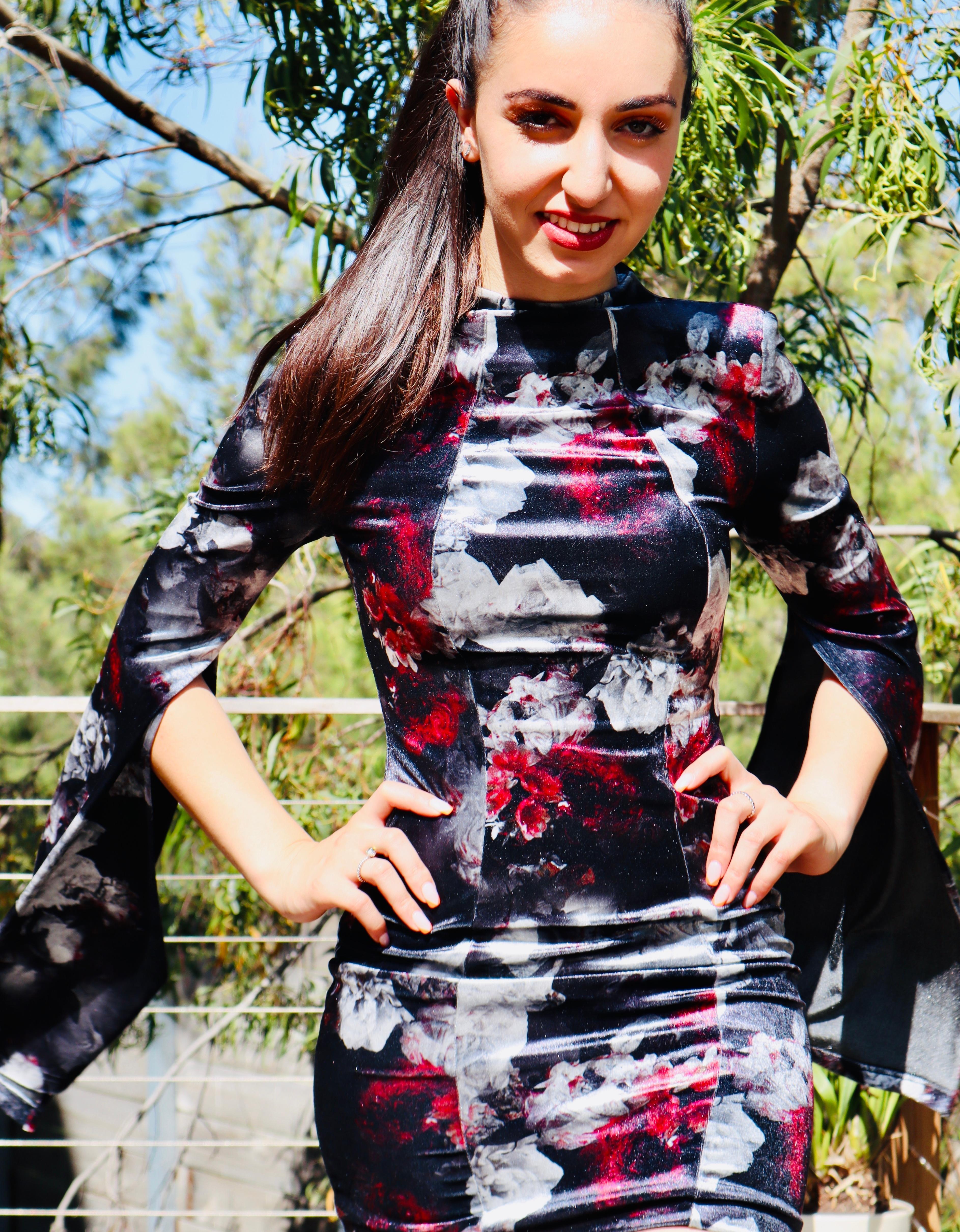 Mossman The Poison Arrow Mini Dress Floral Print Size 6 - Image 7