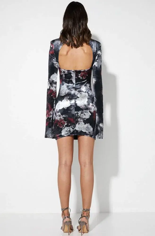Mossman The Poison Arrow Mini Dress Floral Print Size 6 - Image 2