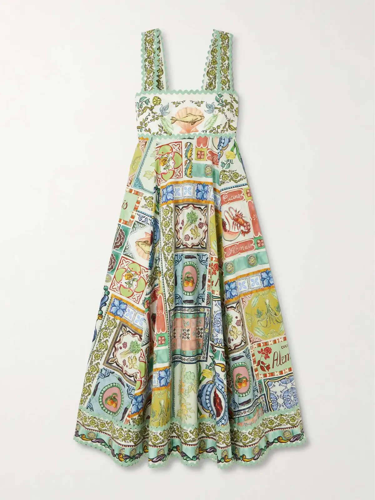 Alemais Tommasina Summer Dress Multi Size 14  - Image 4